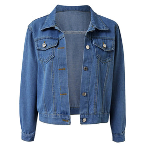 Stijlvol Plus Size Denim Jasje