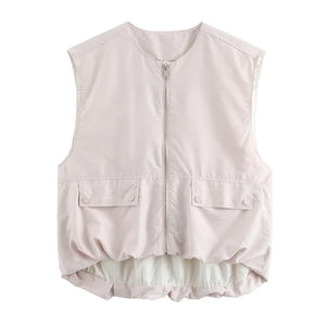 SIYANG Dames Chic Loose Sleeveless Vest