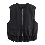 SIYANG Dames Chic Loose Sleeveless Vest