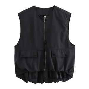 SIYANG Dames Chic Loose Sleeveless Vest