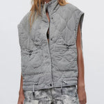 Ladies Winter Gilet Retro