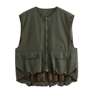 SIYANG Dames Chic Loose Sleeveless Vest