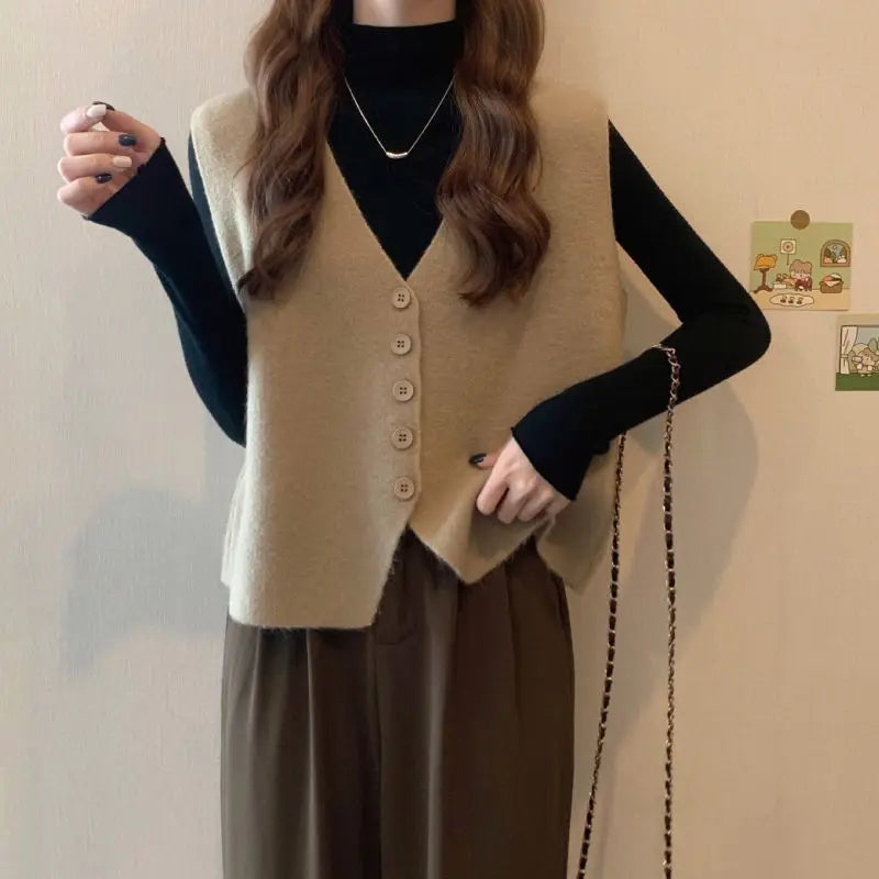 V-Neck Dames Trui Vest