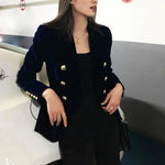 Elegant velvet blazer