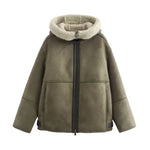 Stijlvolle Gewatteerde Hoodiejas