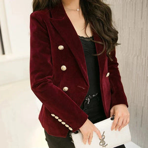 Elegant velvet blazer