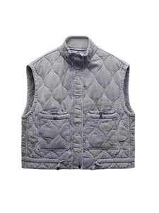 Ladies Winter Gilet Retro
