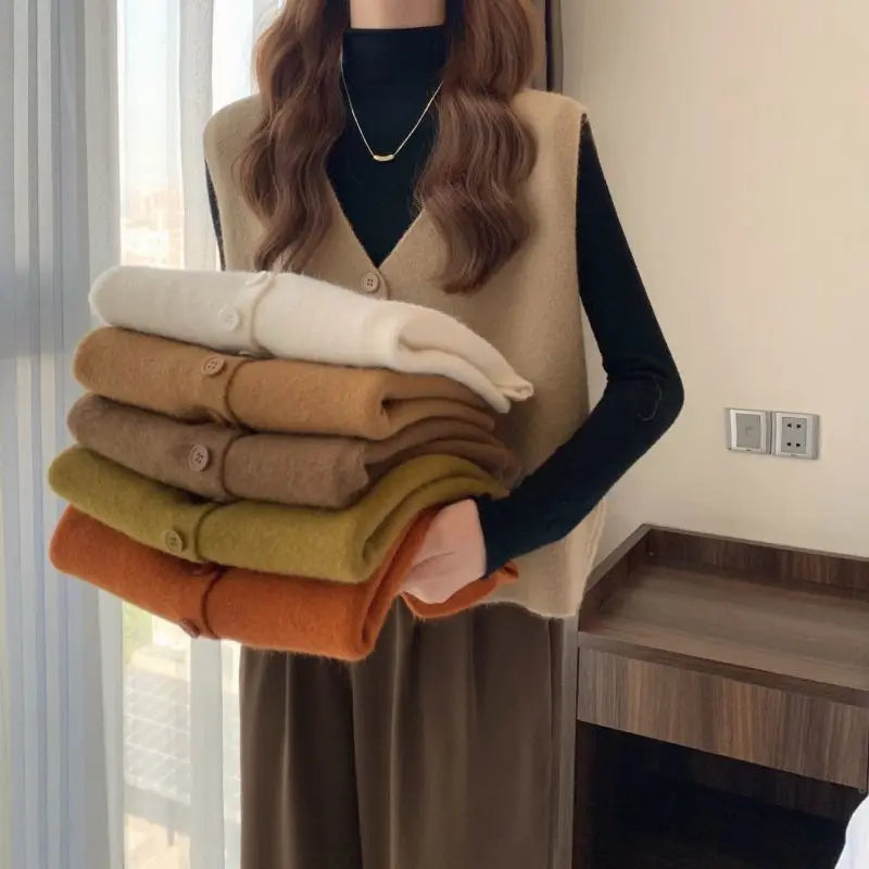 V-Neck Dames Trui Vest