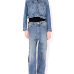 Denim Jacket Hoodie and Patchwork