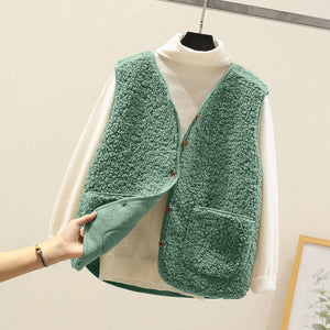 Women's Fleece Vest Casual
