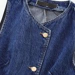 Stijlvol Slim Fit Denim Vest
