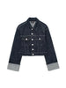 Vintage Hals Jas Met Lange Mouwen