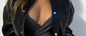 Trendy Crop Bomberjack Voor Dames