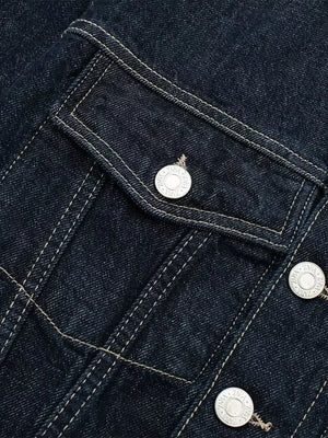 Vintage Hals Jas Met Lange Mouwen