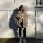 Dubbelzijdige Fleece Winter Jas