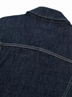 Vintage Hals Jas Met Lange Mouwen