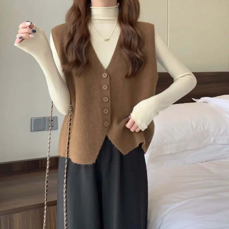 V-Neck Dames Trui Vest