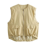 SIYANG Dames Chic Loose Sleeveless Vest