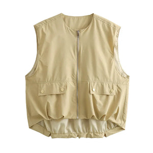 SIYANG Dames Chic Loose Sleeveless Vest