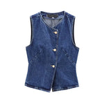 Stijlvol Slim Fit Denim Vest