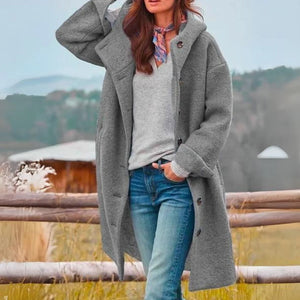 Lotte-Trendmantel Dames – Elegante Bescherming en Stijl voor de Koude Dagen!