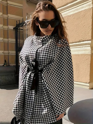 Houndstooth Cape Jas